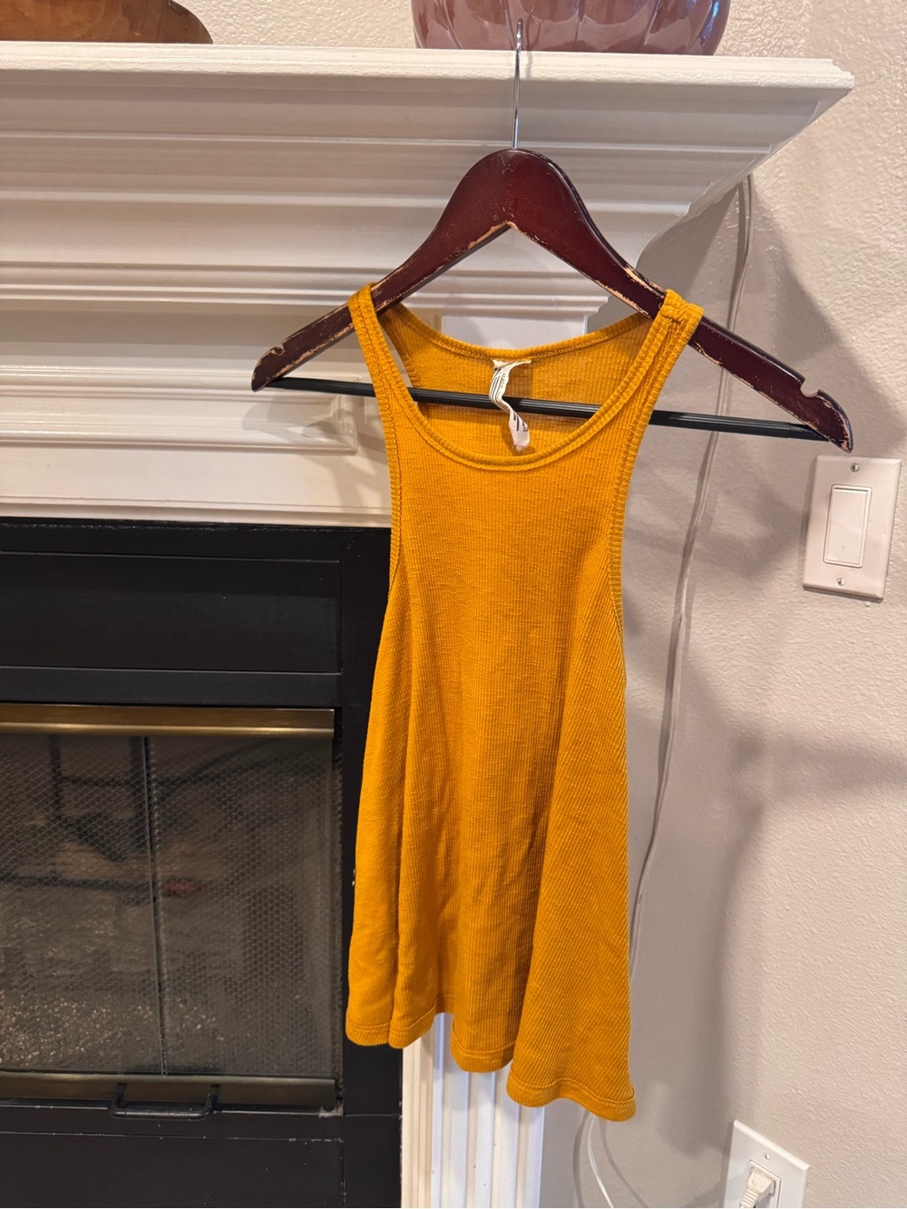 Free people tank top- Mustard
